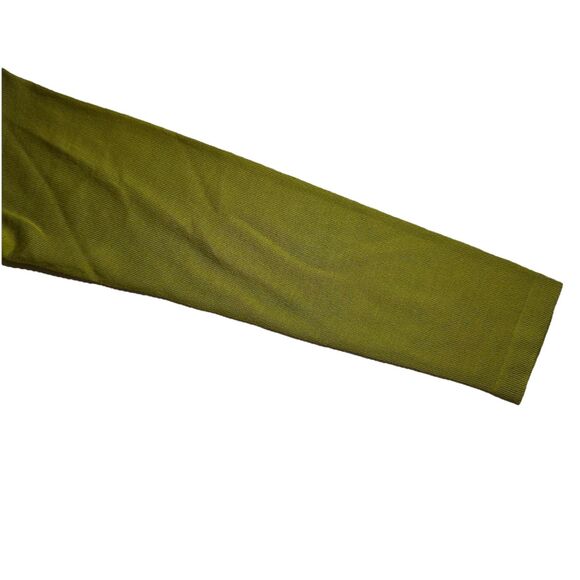 J.Jill Washable Merino Wool Sweater XS Petite Lime Green Classic Knitwear Luxe - Picture 8 of 11